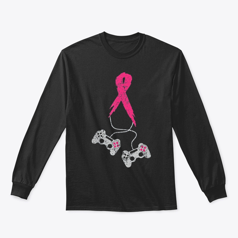 gamer pink ribbon breast cancer