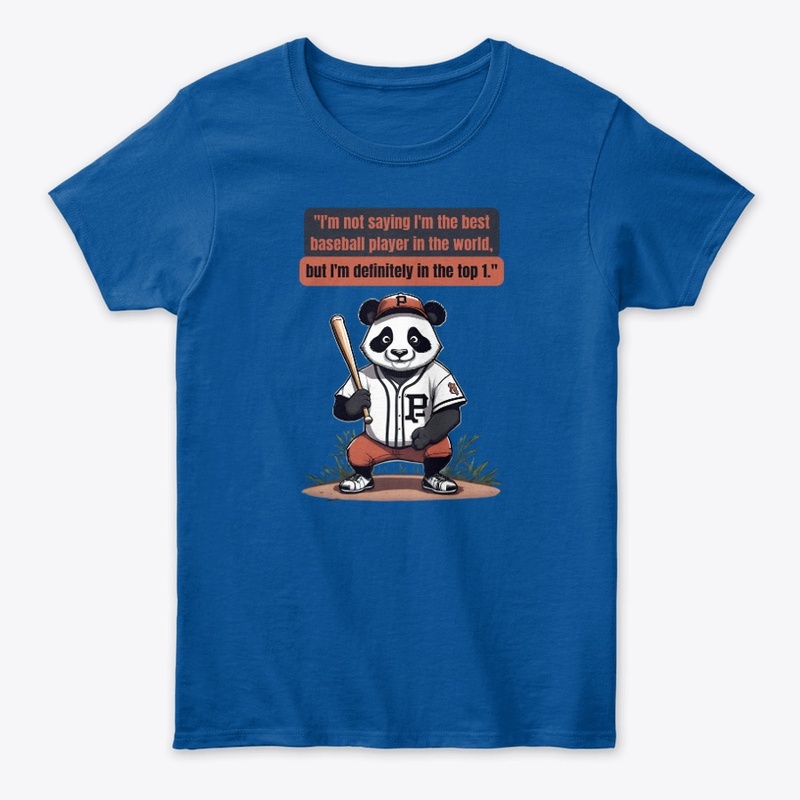 Cute Panda Baseball Player T-Shirts!