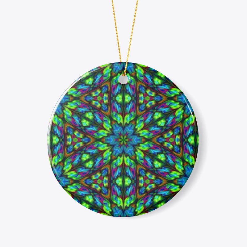 Blue Green Kaleidoscope