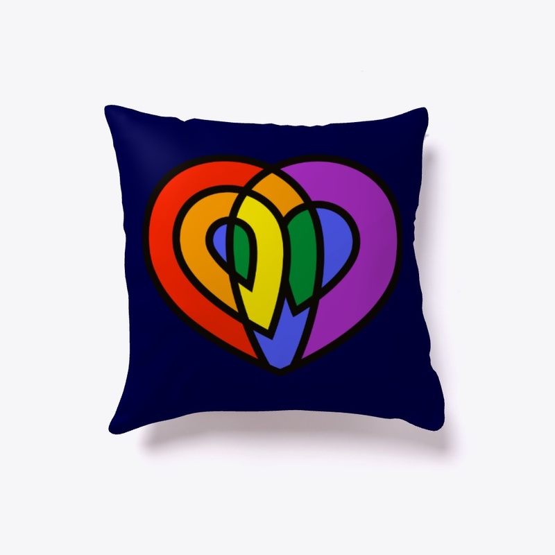 LGBT Love Pride Rainbow Heart