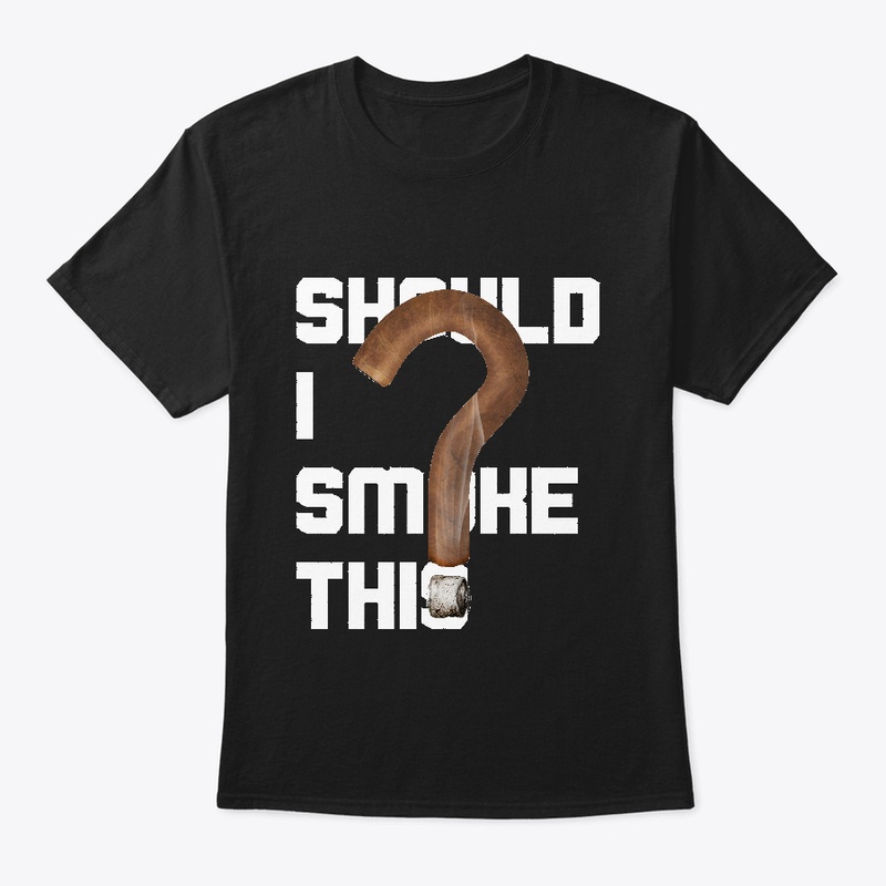 Should I Smoke This? Logo Tee (Black)