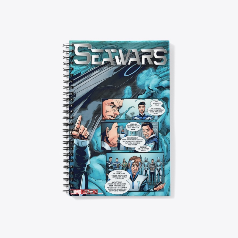 SEAWARS Book 7 - PAGES 22 & 23 Notebook