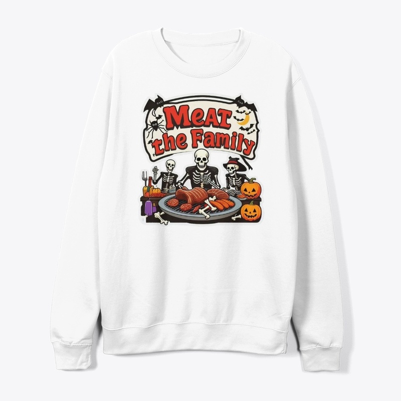 Meat The Family Halloween Skeleton 
