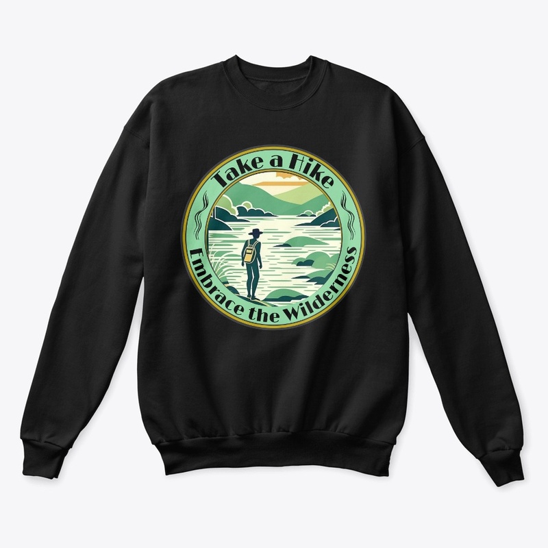 Take Hike Embrace Wilderness Deco Design