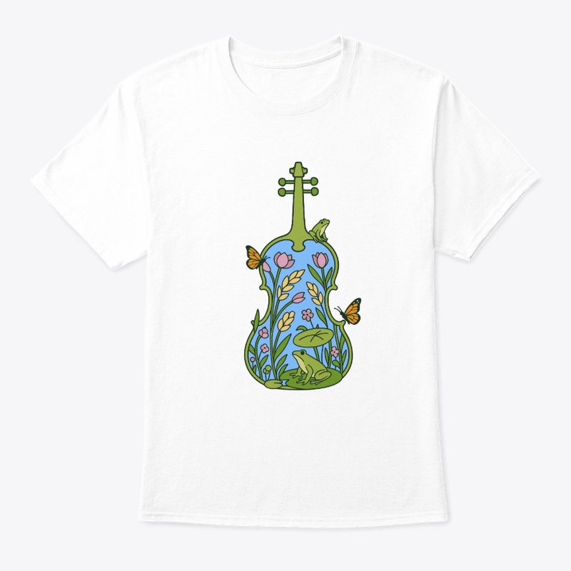 Nature Violin Frog Fantasy