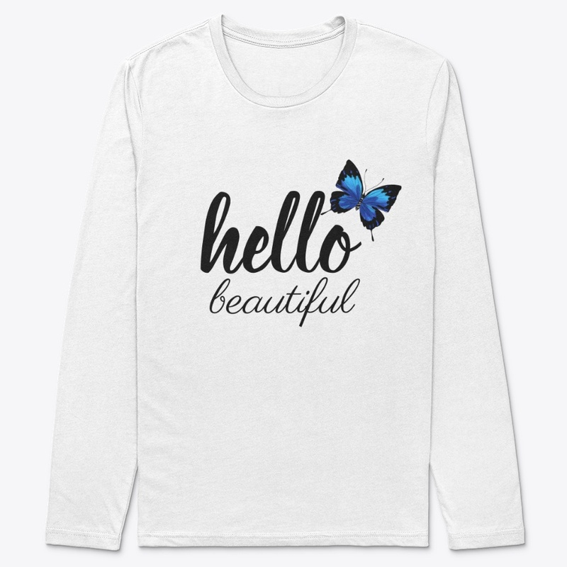 Hello Beautiful Buterfly illustration 