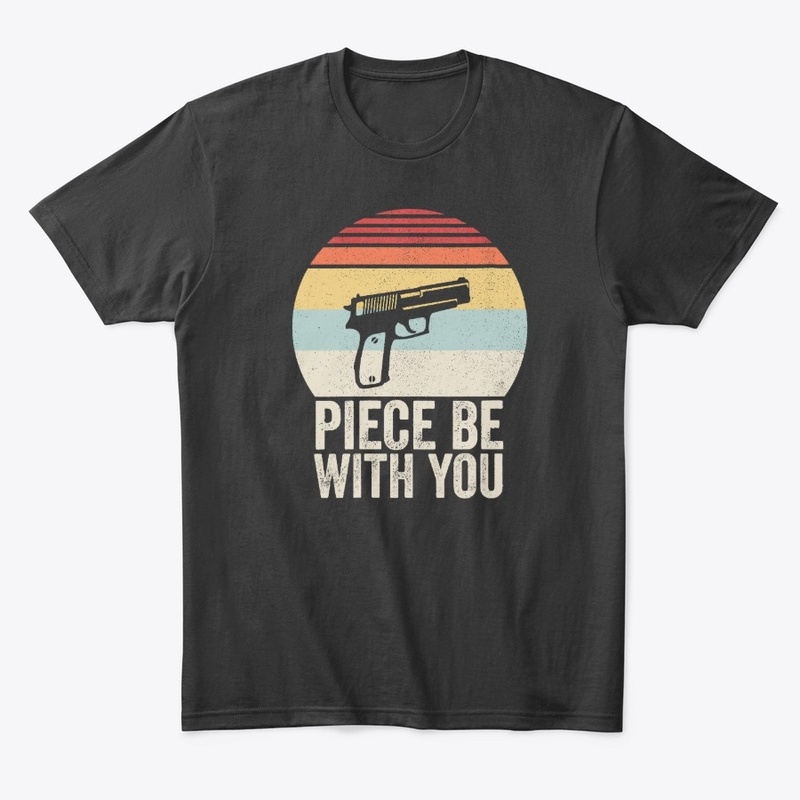Vintage Gun Piece Be With You T-Shirt