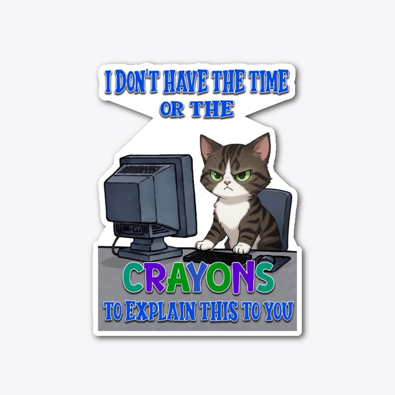 Grumpy Tech Support Cat - Snips