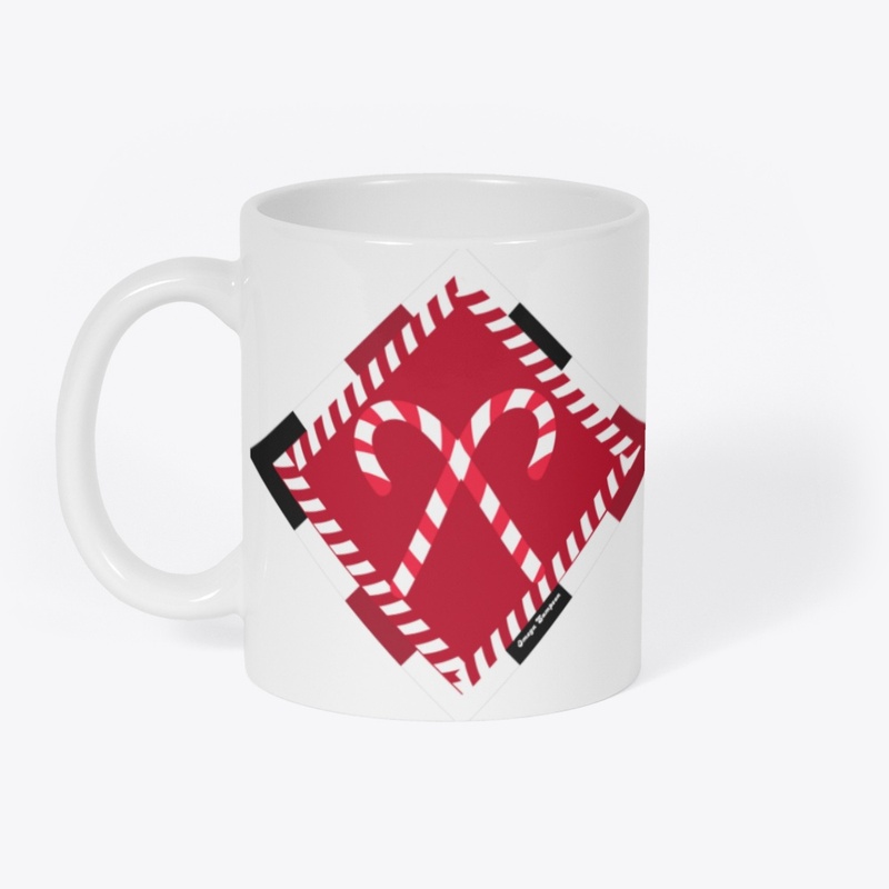 Red and White Crossed Canes 