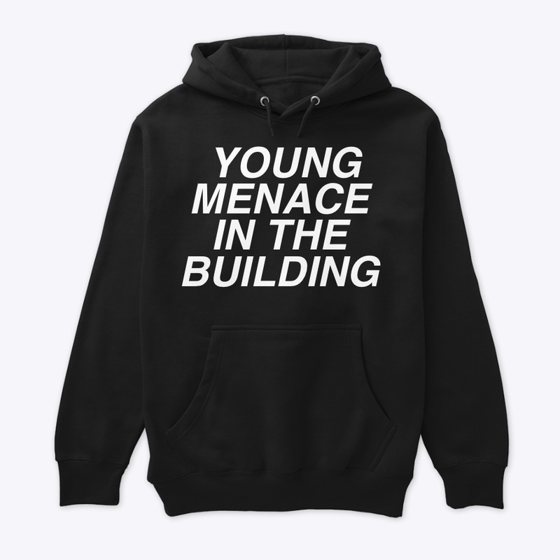 Young menace black hoodie