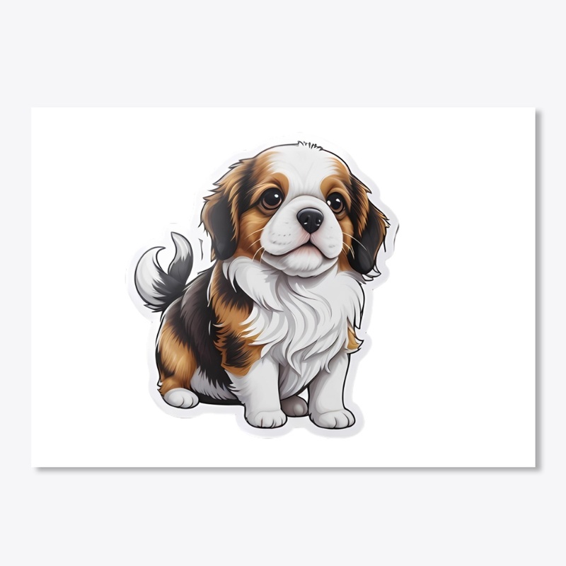 Dog Sticker: Realistic & Captivating