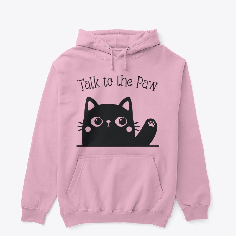 Talk to the Paw - Kawaii Black Cat