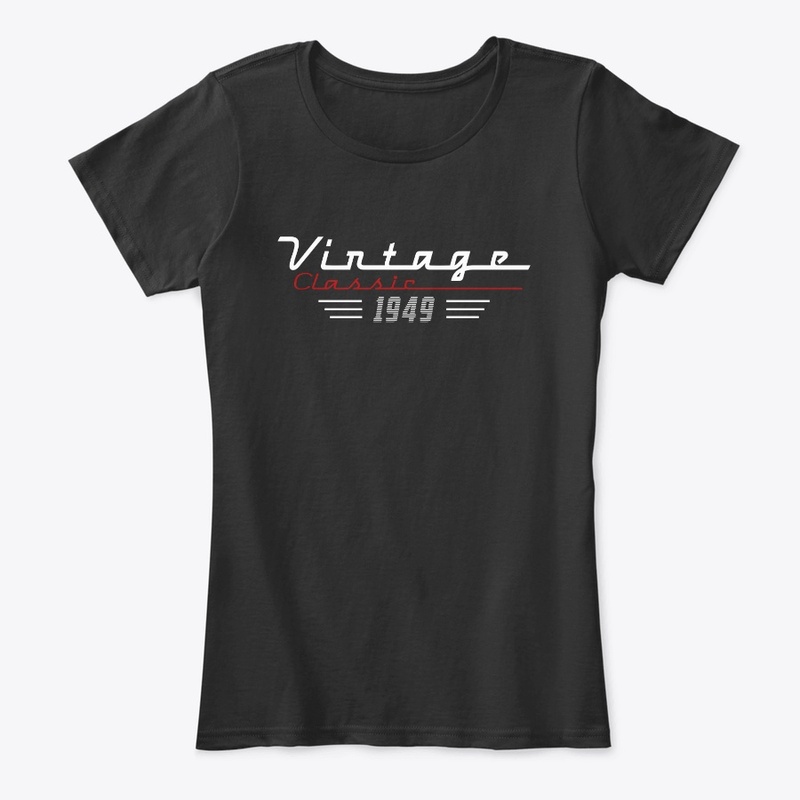 Vintage Classic 1949 Birthday T-Shirt