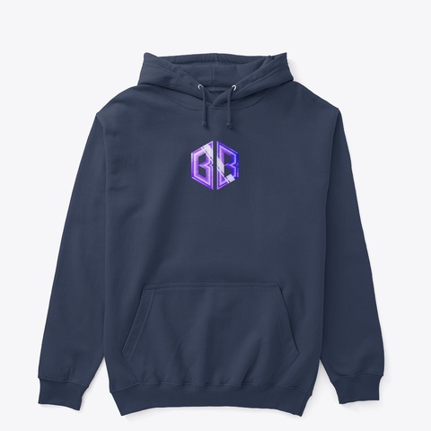 Bb Birthstone Hoodie Navy Maglietta Front