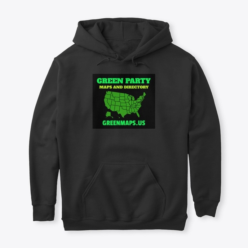 Green Party Maps - Black