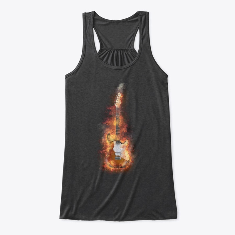 Flaming guitar 2 