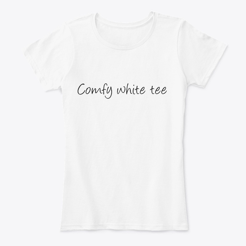 Comfy White Tee Design