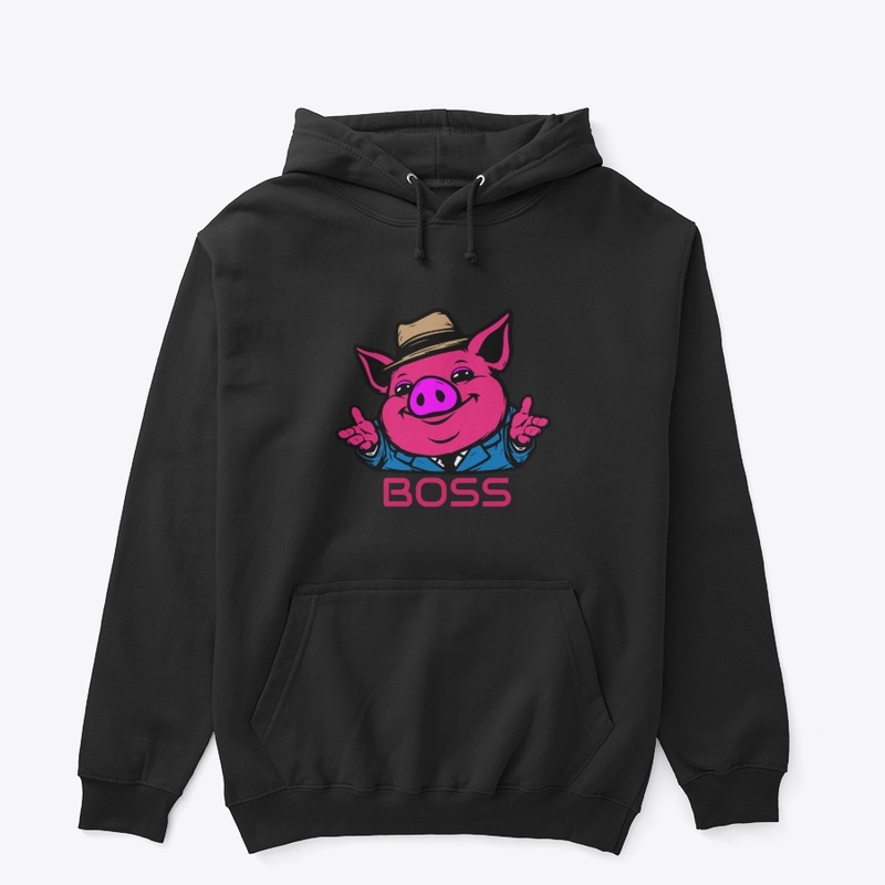 Boss Pig in Suit Cartoon