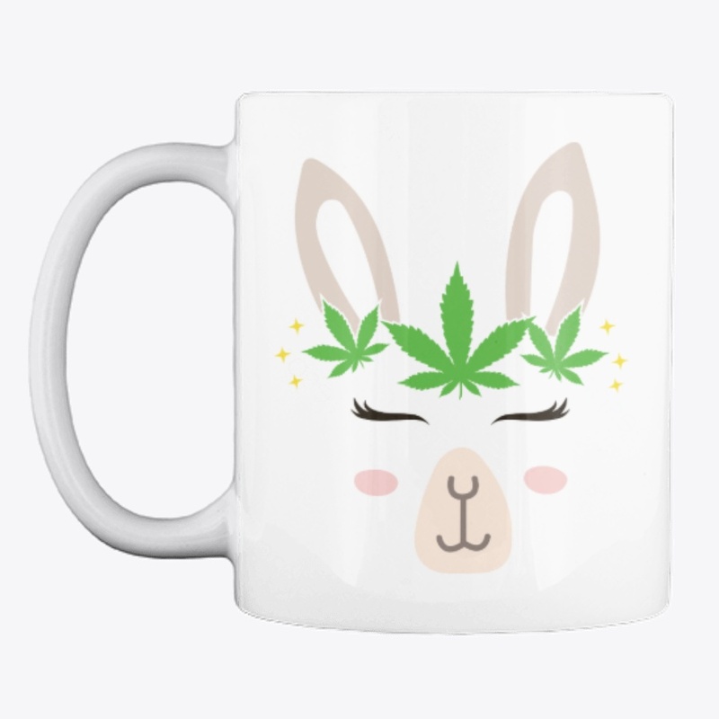 Cute Llama Weed Crown