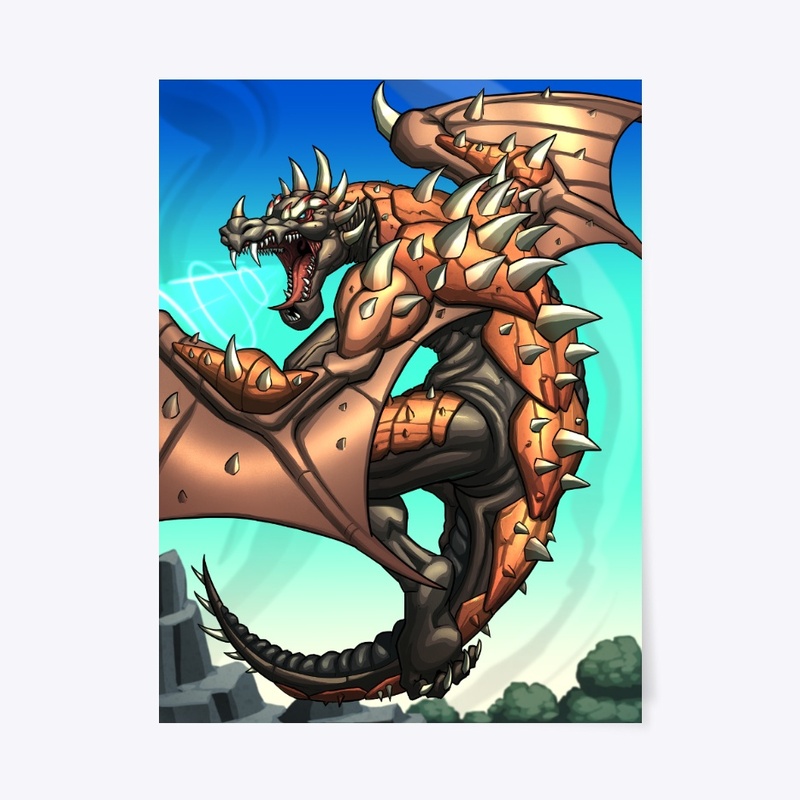 Anguilus Spike-Spine POSTER