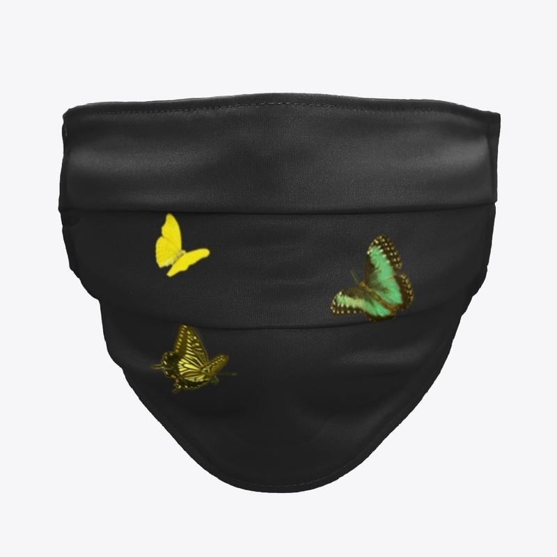 Monarch Butterfly Design Face Mask