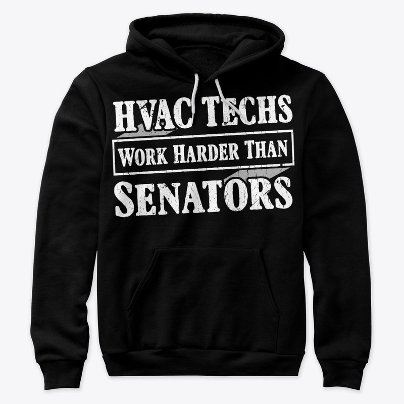 Funny HVAC Technician Gift Work Harder