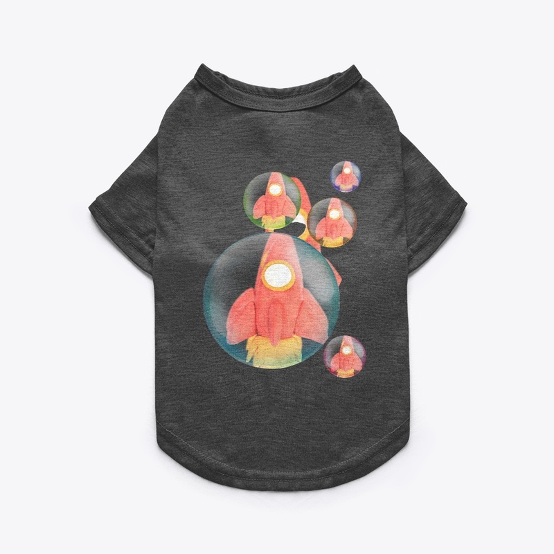 Rocket design in bubbles 