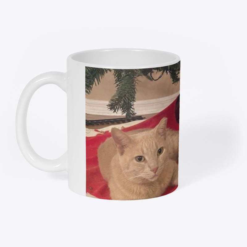 Cute Cats under a Christmas Tree