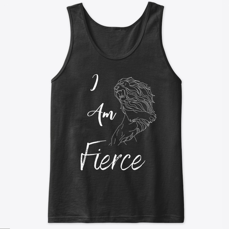 I am Fierce Lion design 