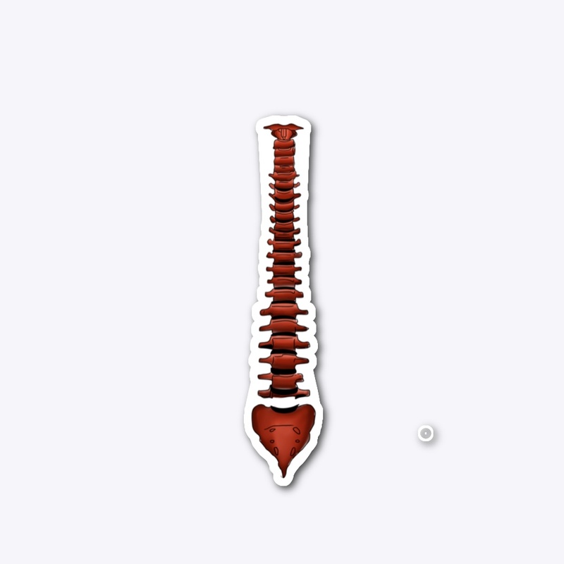 Red Spine Sticker
