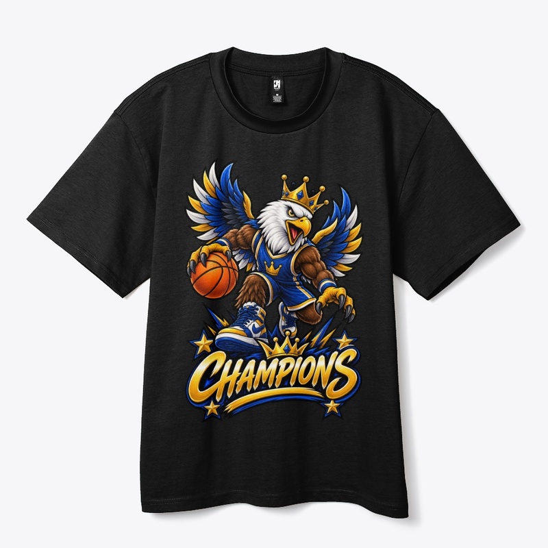 Champions Eagle Basketball Mascot 
