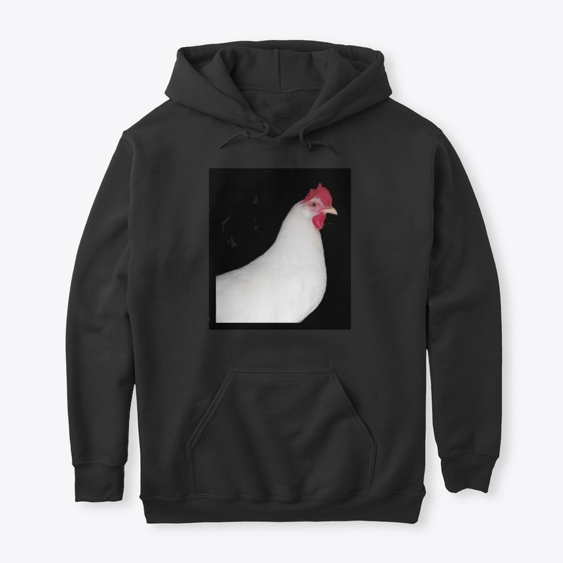 white leghorn hen chicken farm animal