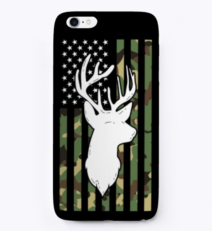 Camouflage American Flag Deer Hunting