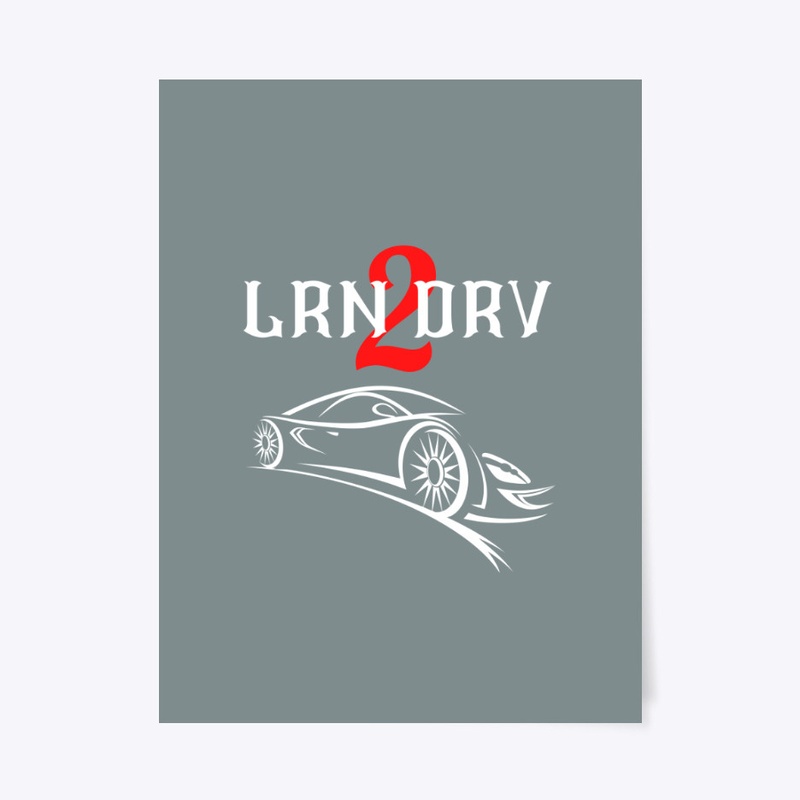 LRN2DRV 2 White LOGO