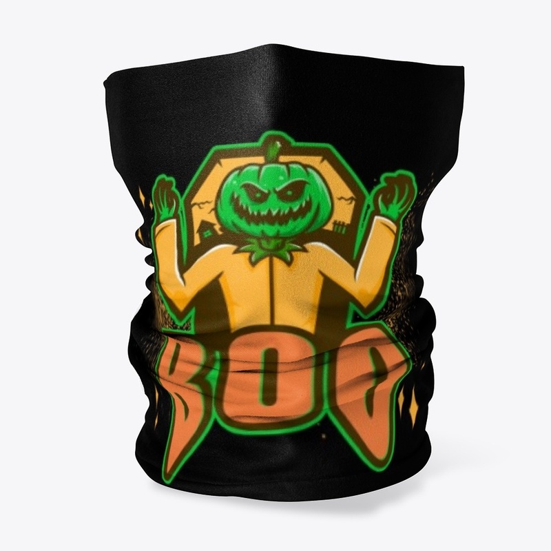 Halloween Face Mask (Pumpkin Man #3e)
