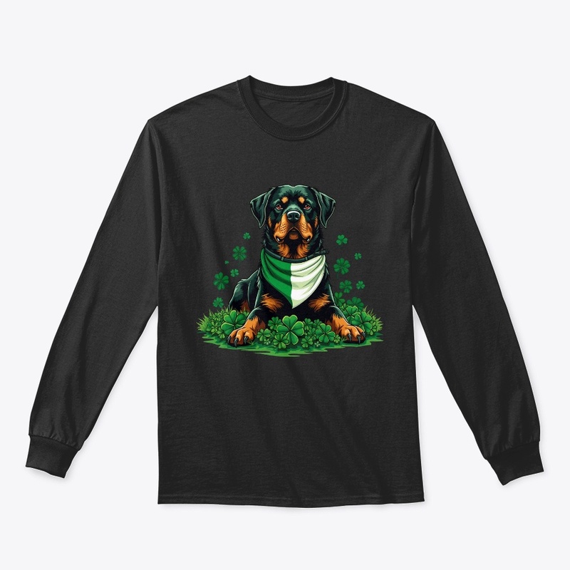  Man an Woman T-shirt, Rottweiler Dog