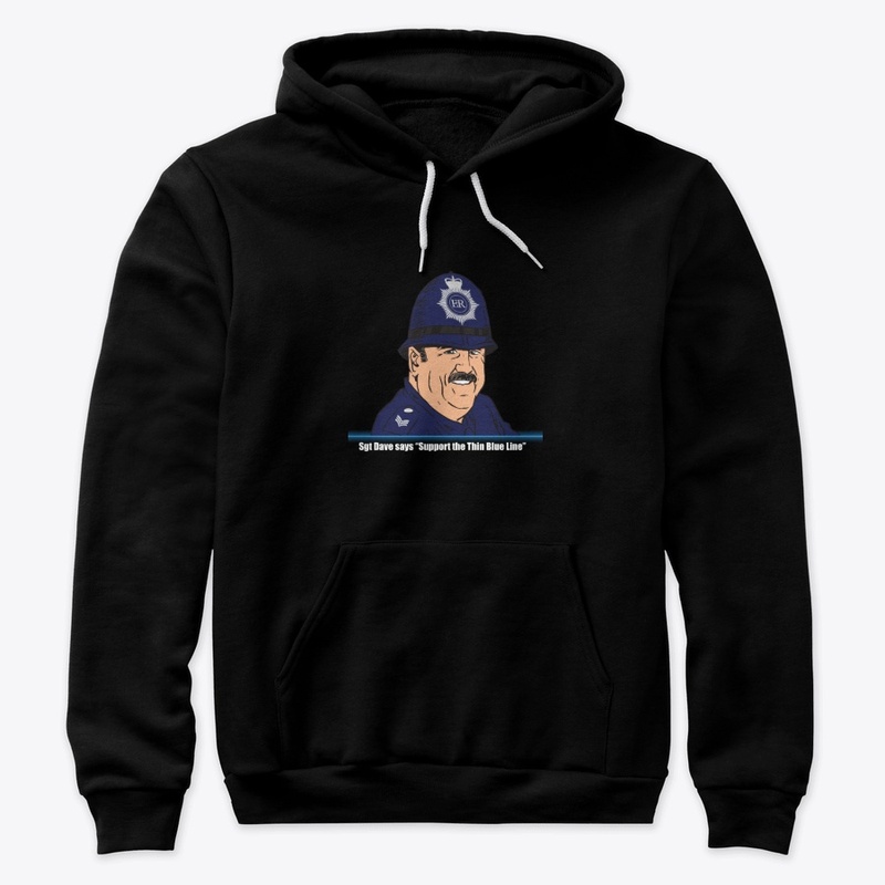 Sgt Dave Thin Blue Line Hoodie 2