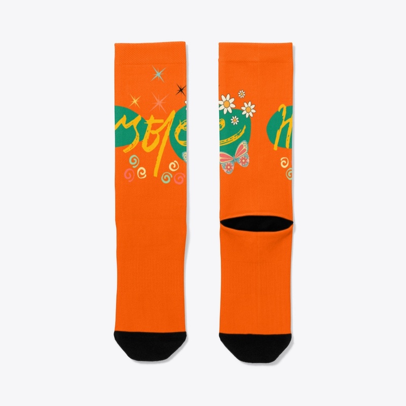 Retro hustle socks