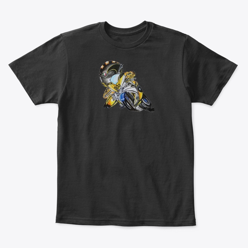Cartoon racer tee