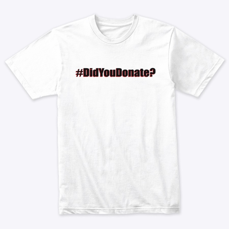 Did You Donate Black Logo