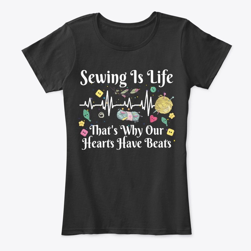 Sewing Lover Gift Our Hearts Have Beats