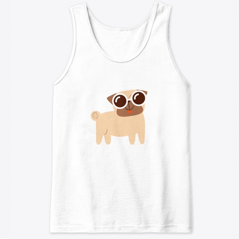 Cute pug face