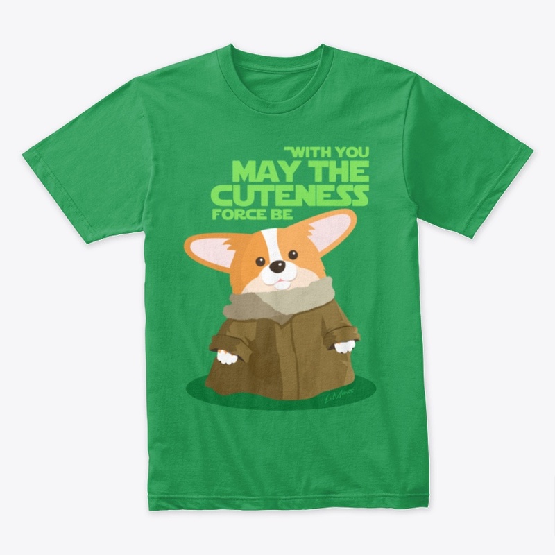 Corgi Cuteness Force-Green-Premium