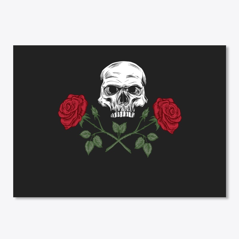 Roses Skull