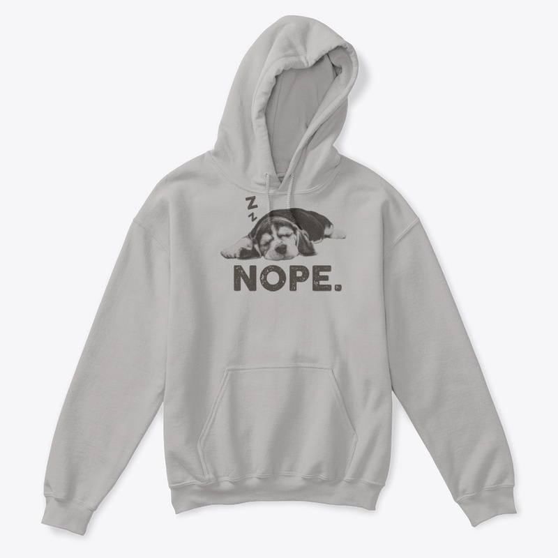 Funny Lazy Nope Beagle Dog Themed Gift
