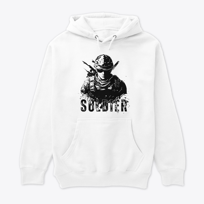 Soldier white tshirt 