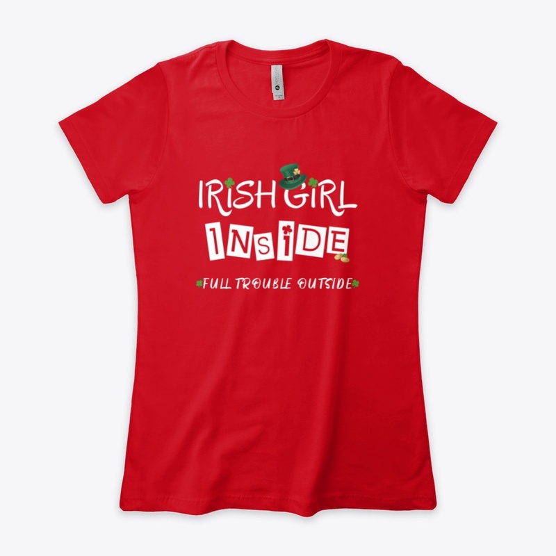 Irish girl inside -S.Patrick day