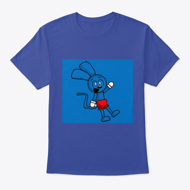 Riggy with blue background