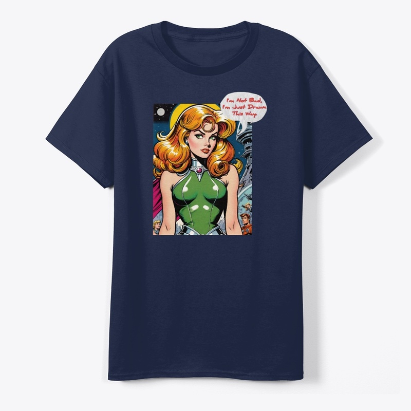 Funny Sexy Pun Trendy Comic Art Style 