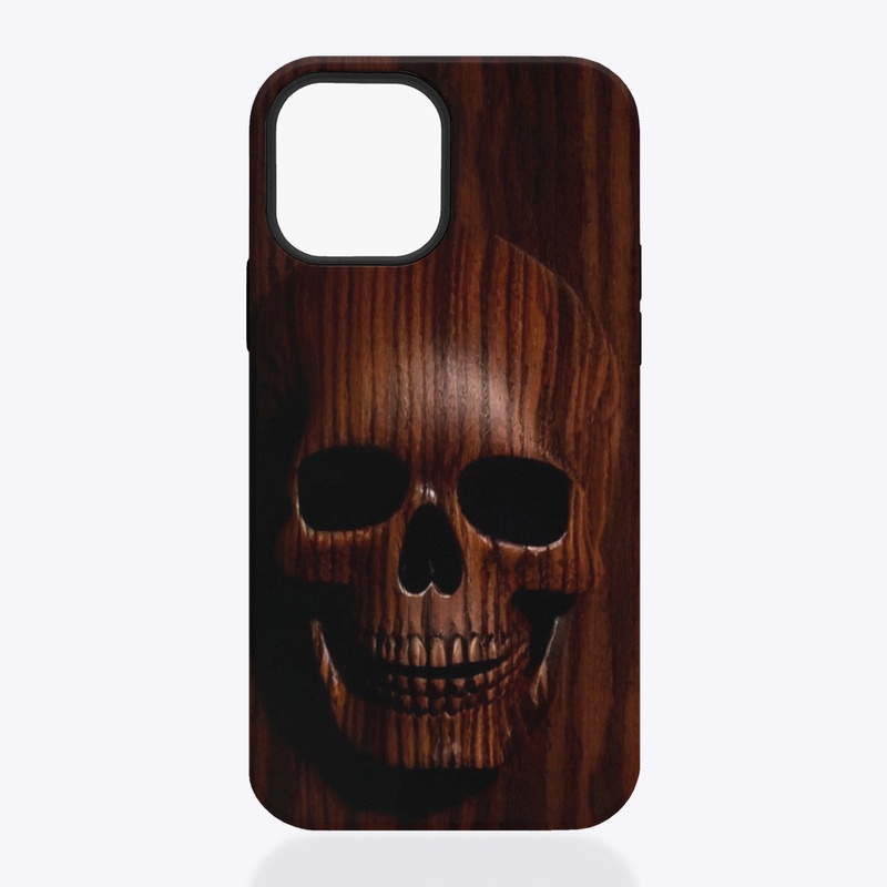 Wood Grain Skull